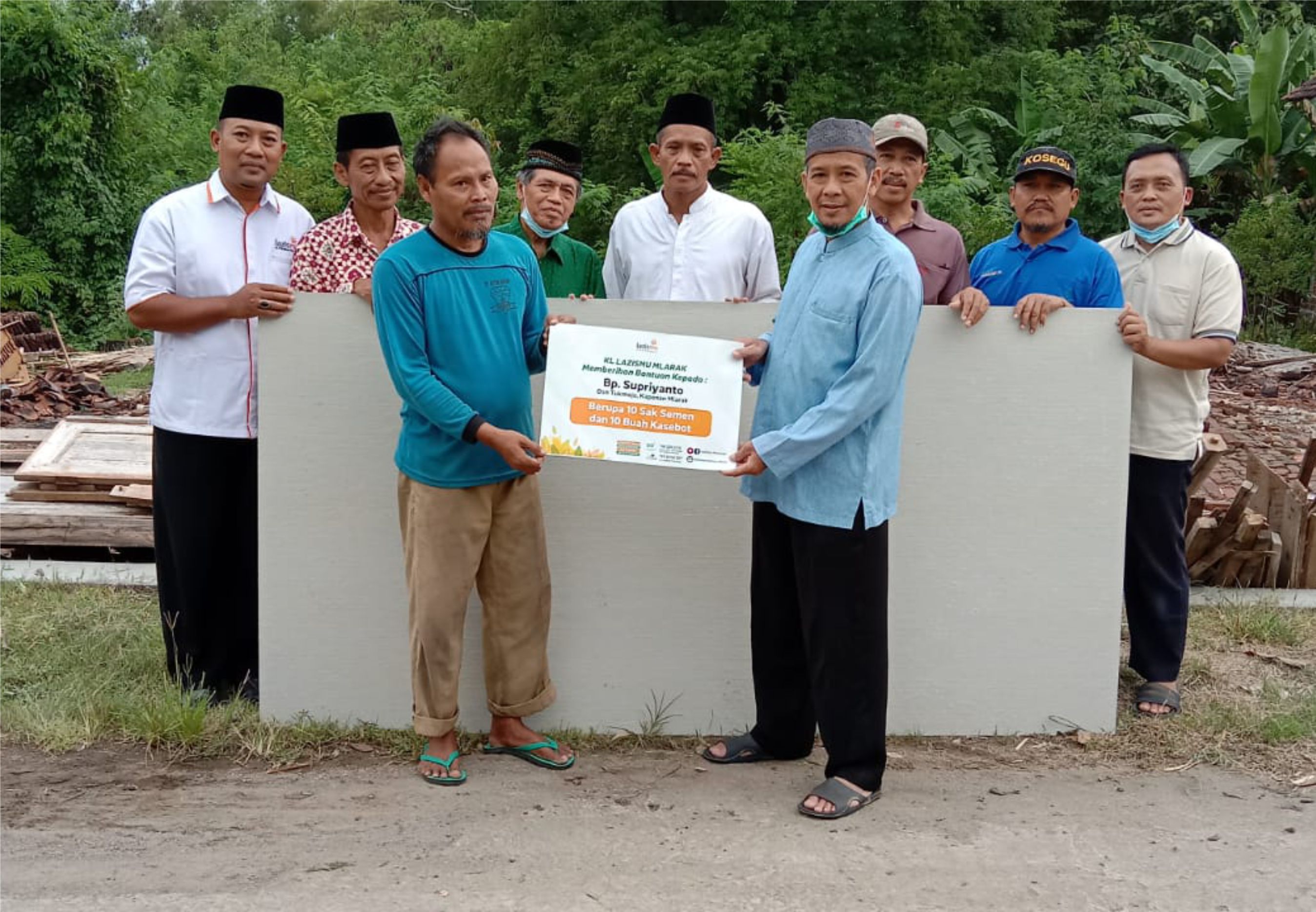 Rumah Roboh Diterpa Hujan, Lazismu Ponorogo Turun Tangan Membantu